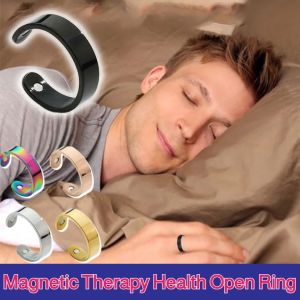 Copper Magnesium Magnetic Therapy Health Open Ring Adjustable Magnetic Ring Energy Jewelry Gift