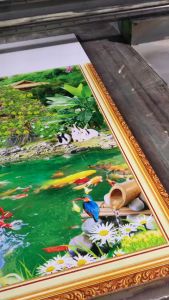 Tranh gạch 3d ruộng bậc thang - DCBV93