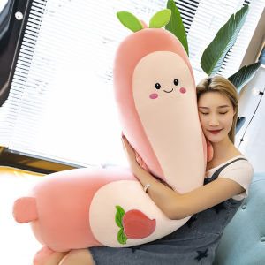 GỐI ÔM NGỦ LOẠI DÀI HÌNH TRÁI ĐÀO SIZE LỚN VẢI MINISO CO GIÃN SIÊU MỀM CAO CẤP GIÁ RẺ