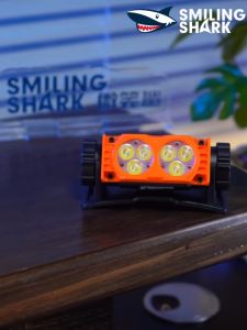 Senter Kepala Smiling Shark TD0193 Headlamp 6xLED Type-C Waterproof