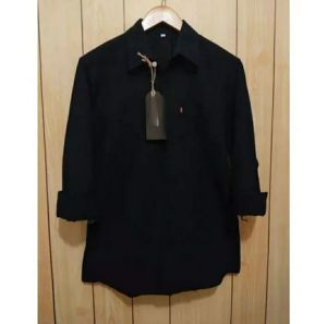 Kemeja Pria Hitam Polos