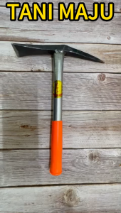 TM / CANGKUL MATA DUA GANCU / tugas berat pilih CANGKUL tangan kapak dengan pemegang besi