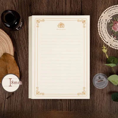 ZEEGO | Handwritten Love Letter Writing Paper With Horizontal Lines