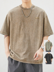 Wood soon | Cotton Loose Round Neck Summer T-Shirt