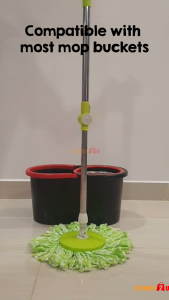 Spin Mop Handle Replacement Stainless Steel Pole for 360 Spin Mop Stick Adjustable Mop Rod Replacement Handle Only