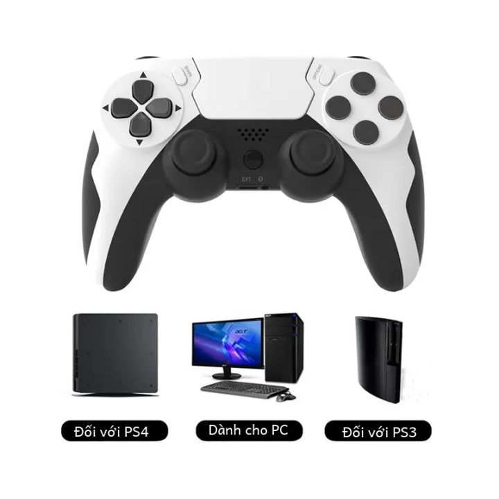 GAMINJA P48 Tay Cầm Chơi Game Không Dây Bluetooth Con Quay Hồi
