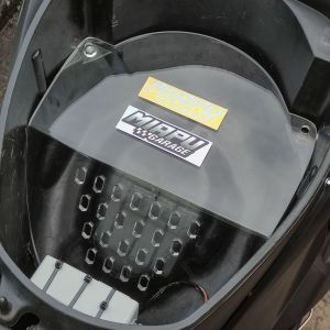 Tutup bagasi akrilik vario 125 old downdraft 2012-2015 tebal 5 mm bening transparan