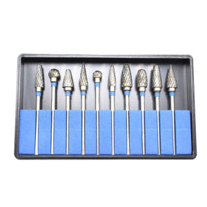 Tungsten Steel Dental Burs Lab Burrs Tooth Drill 2.35mm For low speed handpiece 10 pcs/ Pack