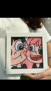 SG Stock DIY Diamond Painting Kit with Frame – Fun Arts & Crafts Activity for Kids & Adults - Children Day Gift/Birthday