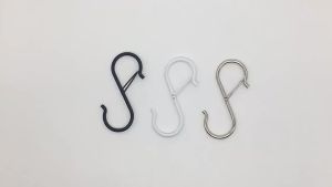 20ชิ้น ตะขอแขวนรูปตัว S สแตนเลสสตีลกันลม / ตะขอเก็บของในห้องน้ำและห้องครัวพร้อมหัวเข็มขัด / ตะขอแขวนแบบทนทาน / ตะขอแขวนอเนกประสงค์ในห้องครัวและห้องนอน