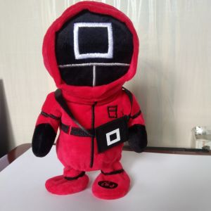 Boneka Squid Game Talking Walking Recorder mainan Toy Squid korea Viral Support Baterai AAA