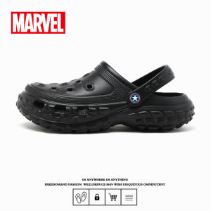 Marvel Mens Outdoor Sports Casual Slippers Anti-slip Wear-resistant Two-wear Soft Bottom Slippers Breathable Thick Heel