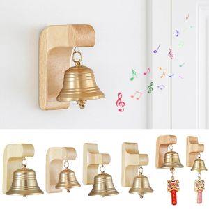 Japanese Wooden Wind Chimes Wooden Door Bell Home Decor Doorbell Entrance Door Bells Hanging Pendants Wireless Jingle Bell