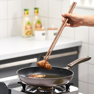 Gianxi ตะเกียบจีนสำหรับสลัดกระติกน้ำร้อนขนาด18ซม./42ซม. ตะเกียบปีกไก่ตะเกียบไม้ผัดบาร์บีคิวแท่งอาหารซูชิอุปกรณ์บาร์ครัว