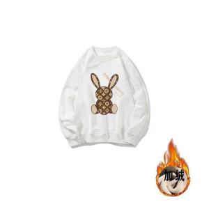 [Two-Piece Set] Couple Wear round Neck Sweatshirt Winter New Arrival K-style New Year Clothes Men & Women Trendy Outwear Rabbit Year 12