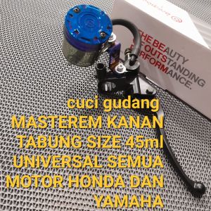 termurah ( BISA COD ) masterem kanan tabung twotone 45ml universal untuk semua honda dan yamaha