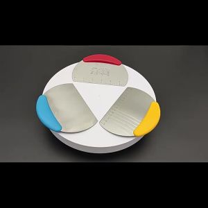 other | 1PC Stainless Steel Cutting Blade Baking Flour Cutting Tape Graduated Cutting Strip Rolling Sugar Scraper Baking Tool.