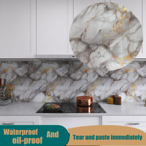 imitation ceramic tile imitation marble sanitary kitchen wall decoration waterproof and moisture-proof Self adhesive stickers
