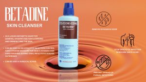 BETADINE (Povidone-Iodine) Skin Cleanser 60mL | 120ml Anti Bacteria Fungi Virus Back Acne Cleanser