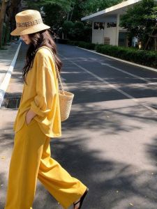 SUOSHE | Bộ Quần Áo Sơ Mi Dài Elegent Mùa Xuân Hè