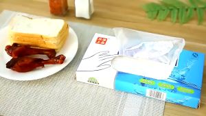 【COD】200pcs -Disposable Plastic Film Gloves Prevention Services Sanitary Gloves Transparent 一次性食品级手套