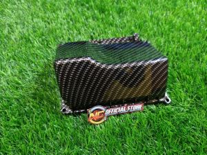 TUTUP FILTER MIO SOUL FINO KARBU CARBON ORIGINAL YAMAHA