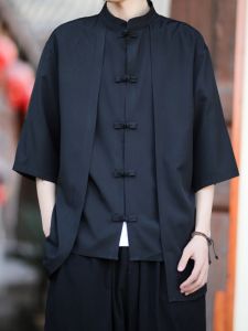 JIARONG | Tang Style Summer Lightweight Shirt