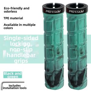 MOTSUV | Anti-slip Shock Absorbing Lockable Bicycle Grips TPE Rubber