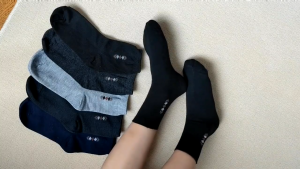 1 Pair Mens Socks Breathable Mid Soft Cotton Daily Casual Wear Socks Men Stockin Kasut 男士短袜