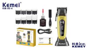 Kemei | Kemei Professional Hair Clippers USB Rechargeable Hair Trimmer Cordless Hair Cutting Machine for Men KM-90-4 KM-PG232