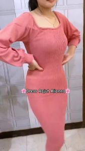 Ami Collection - Maxi Dress Aliana Rajut / Dress Wanita Rajut / Dress Wanita / Dress Rajut Maxi / Dress Formal / Dress Rajut / Rajut Super Stretch