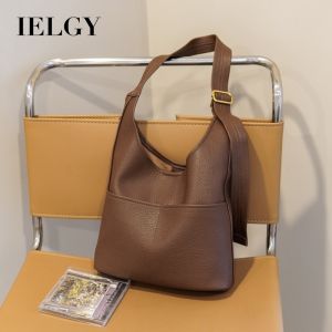 IELGY Large-Capacity Bag Fashion Trend All-Match One-Shoulder Messenger Bucket Com