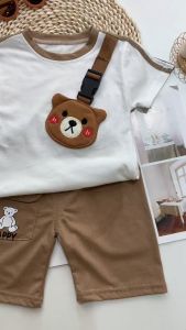 kid clothes girl sets kid clothes boy sets Top+shorts sets 100%cotton 2Pcs Casual