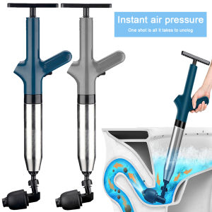 【Homelements】Drain Clog Remover High Pressure Electric Toilet Plunger Stainless Steel Air Drain Blaster for Kitchen Bathroom