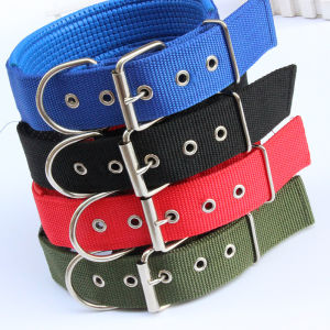 Vòng đeo cổ cho chó vải dù 2 lớp loại tốt không tưa lông vòng cổ thú cưng có đệm lót bảo vệ cổ chó mèo