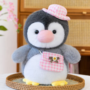 Đồ Chơi Gấu Penguin Dễ Thương Có Mũ Quà Tặng Sinh Nhật Đồ Chơi Vải PP Cotton Đồ Chơi Gấu Penguin Đi Kèm Mũ Đồ Chơi Cho Trẻ Em