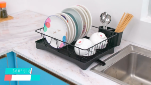 Kitchen Dish Rack Plates Bowl Drying Organizer Holder Drainer Stainless Steel bowl