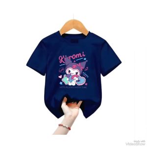 Atasan Kaos Anak Perempuan KUROMI Usia 1-12 Thn