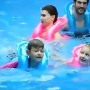 SUNLIGHT [Local Seller] Angel Wings Life Vest for Kids Inflatable Swimming Vest Jacket Children Floater Salbabida for Toddlers Cute Dolphin Print Swim Training Gear Safe Adjustable Buckle Summer Beach Pool Accessories