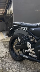 Knalpot Yamaha XSR 155 Original Smoke Muffler Full System