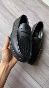 Giày Thoáng Khí Da Bò Cao Cấp Dáng Mới Sang Trọng Lịch Lãm