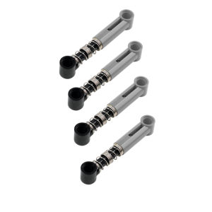 4PCS Soft Spring Shock Arm MOC Technological Bricks DIY Parts Building Blocks Shock-absorbing Arm For 76537 18404 Toys