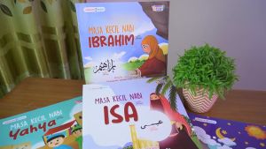 Buku Cerita Anak Bergambar Bilingual Seri Masa Kecil Nabi Muhammad SAW Isa As Musa As Yusuf As Yahya As Ibrahim As / Dua Bahasa Full Color