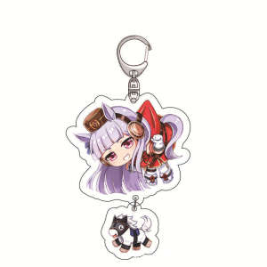 Bandai | Anime Umamusume Pretty Derby Acrylic Keychain Special Week Silensius Creative Pendant Pendant Charm Gift
