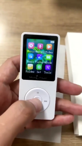 Máy nghe nhạc Bluetooth Mini Mp4 MP3 di động có loa tích hợp có thể được sử dụng để ghi âm phát lại nhạc và các chức năng khác