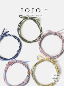 Durable Simple Creative Hair Ties Korean Japanese Girls High Elastic Hair Accessories JOJOS L PD.Sandbag Personal Care Tools