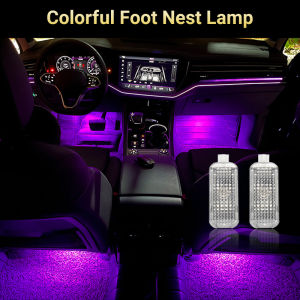 For Skoda Octavia A7 MK3 5E Superb 3 B8 3V Karoq Kodiaq Rapid 2015-2018 2019 2020 2021 2022 LED Car Footwell Atmosphere Lamp