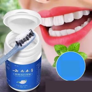 Yunnan Herbs Teeth Whitening Powder Dental Cleaning Agent Stain Removal Toothbrush for Yellow Teeth And Smoke Stains