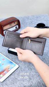 🔥ส่งไวจากไทย🔥MANDU กระเป๋าสตางค์ผู้ชาย อเนกประสงค์สั้นธุรกิจายความจุขนาดใหญ่และสล็อตหลายการ์ดย้อนยุคระดับไฮเอนด์แฟชั่น กระเป๋าสตางค์ Mens wallets