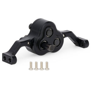 Aluminum Machined Transfer Case Gearbox With 5mm Shaft for 1/10 RC Crawler Cheater Rigs LCG Chassis Build Upgrade Parts